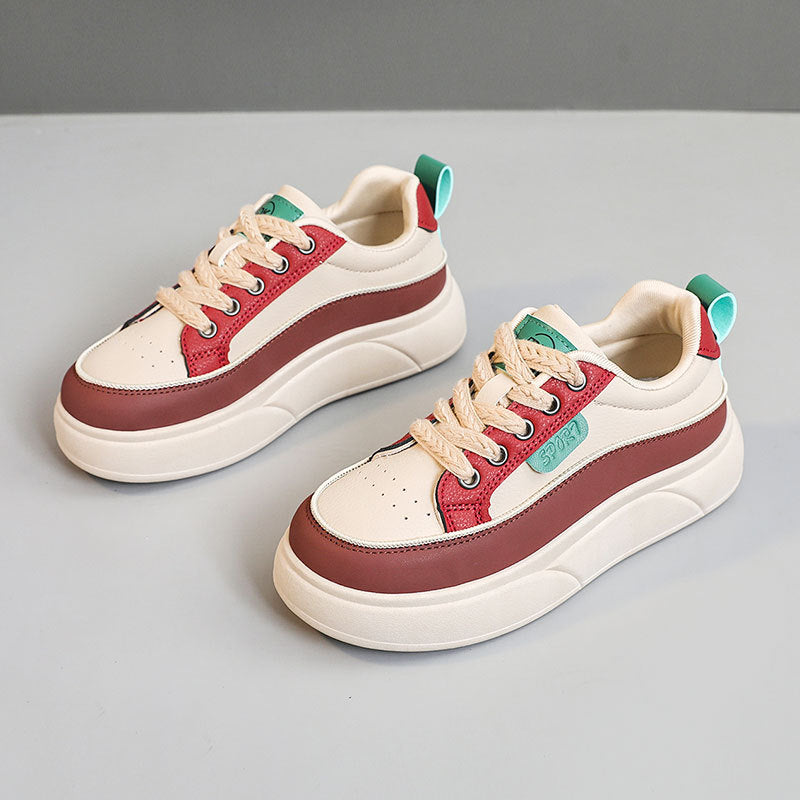Damen Chunky Sneaker Bequem Weite Passform Komfortschuhe