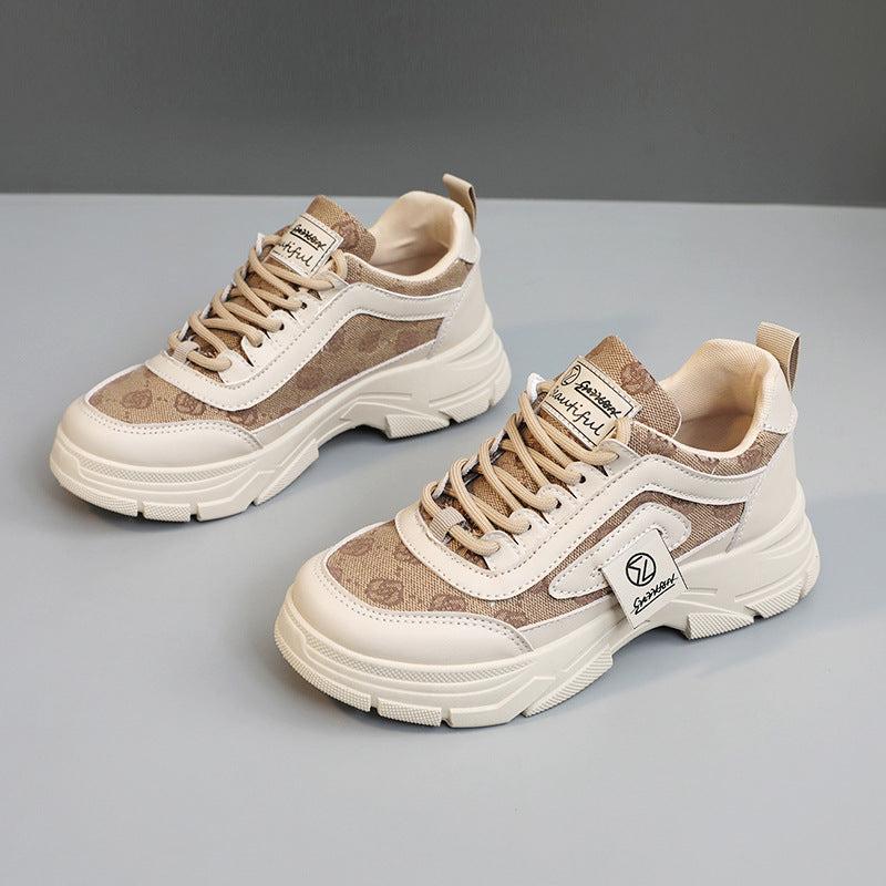 Damen Sneaker Chunky Sportlich Atmungsaktiv Bequem