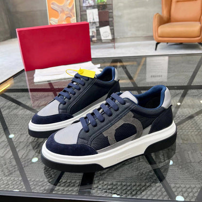 Damen Sneaker Leder Sportlich