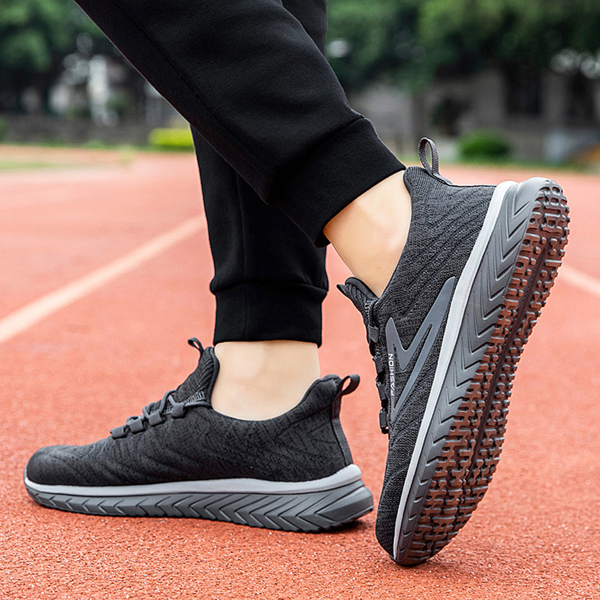 Damen Laufschuhe Leicht Atmungsaktives Mesh Schnellschnürsystem