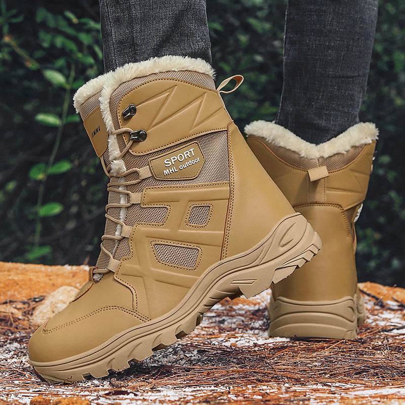 Damen Wanderstiefel Warm Rutschfeste Winterstiefel