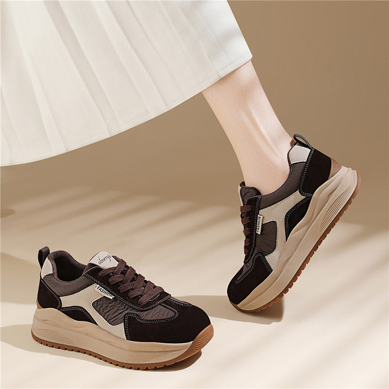 Damen Sneaker Atmungsaktive Laufsohle Sport