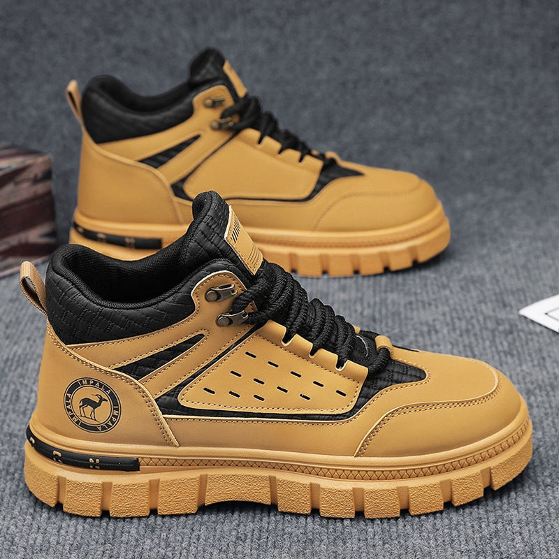 Damen High- Sneaker Sportlich Rutschfeste Sohle