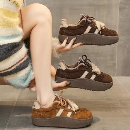 Damen Sneaker Weiches Innenfutter Bequem Modisch
