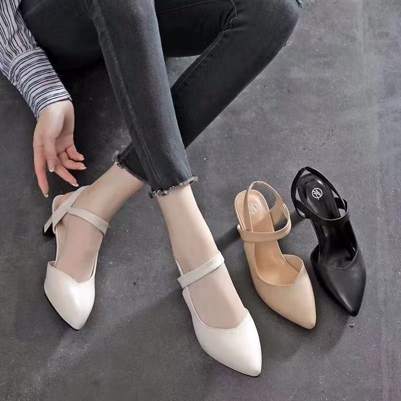 Damen Slingback Pumps Komfortabel Hochwertig
