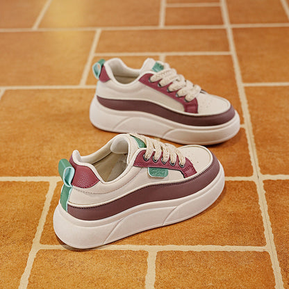 Damen Plateausneaker Hoch Bequem