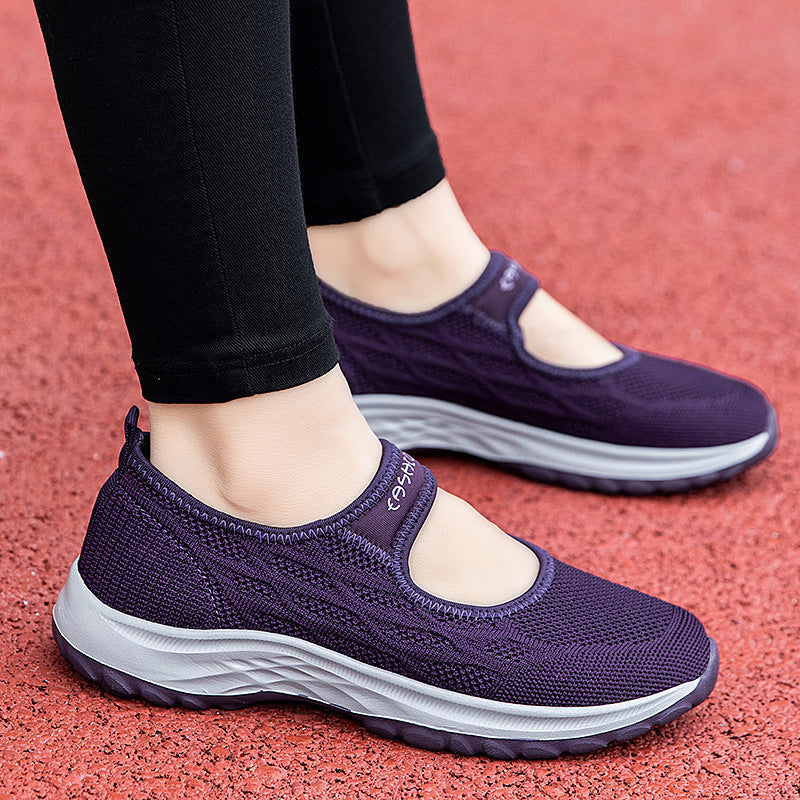 Damen Sportpumps Leicht Elastisch Bequem