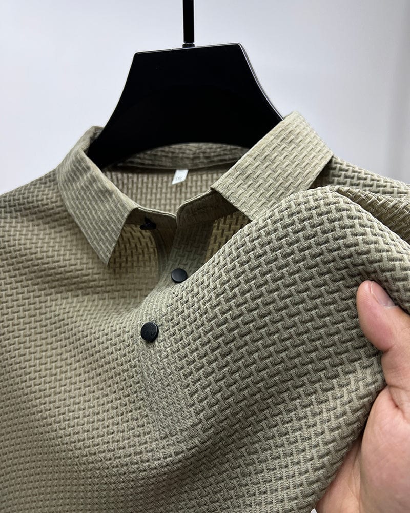 Herren Poloshirt Atmungsaktives Mesh Qualität