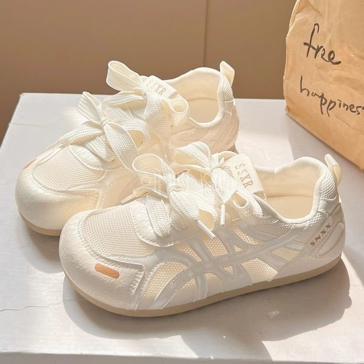 Damen Sneaker Atmungsaktives Mesh Schleifenoptik