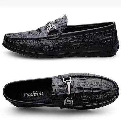 Herren Leder Mokassins Elegant