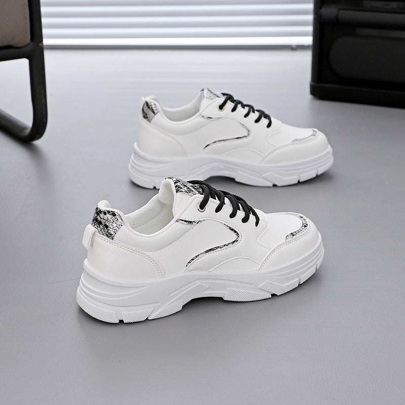 Damen Plateau Sneaker Leicht Mode Schuhe