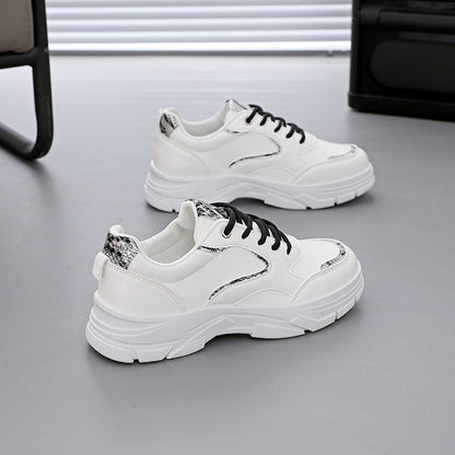 Damen Plateau Sneaker Leicht Mode Schuhe