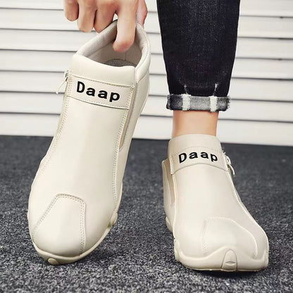 Damen Sneaker Komfortabel Reißverschluss Bequem