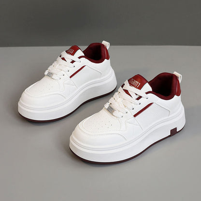 Damen Plateau Sneaker Komfortabel Modisch