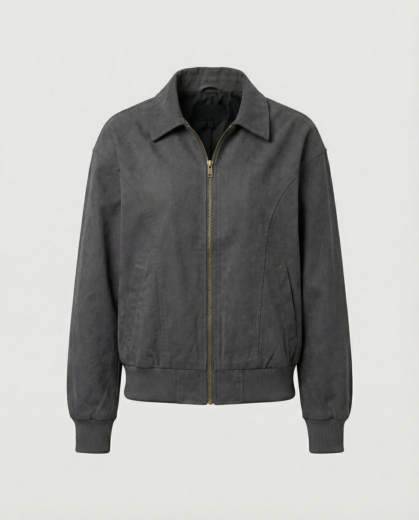 Damen Blousonjacke Leicht Baumwolle Elastikbund Modern