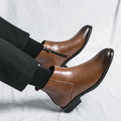 Damen Stiefeletten Reißverschluss Bequem
