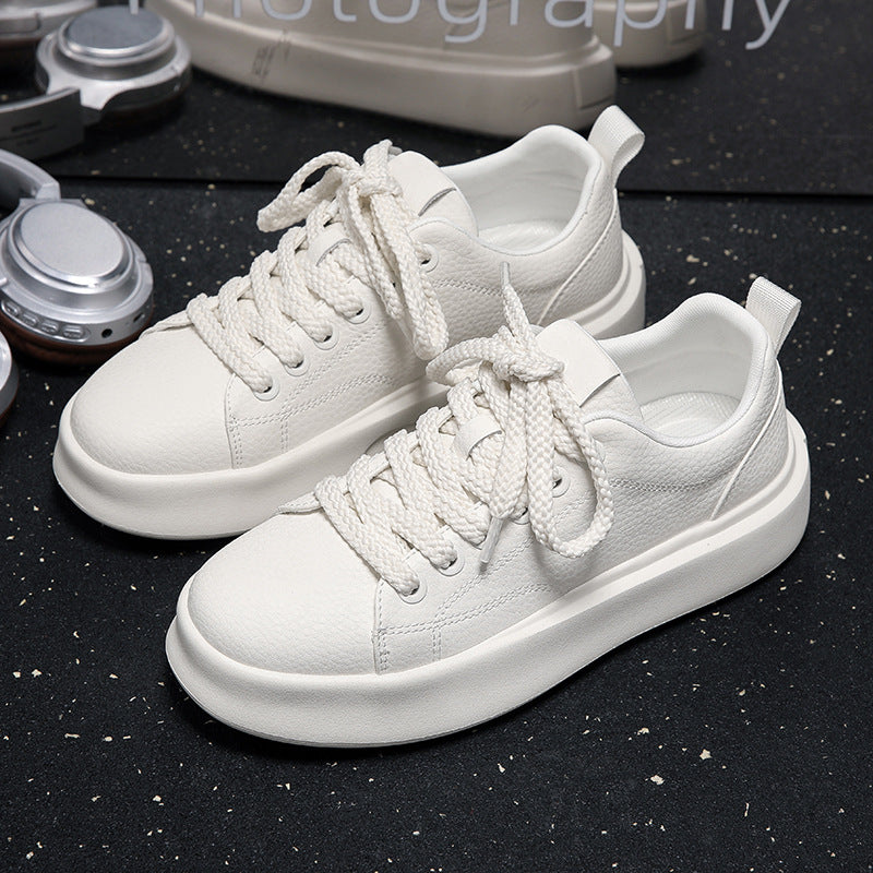 Damen Sneaker Leder Sportlich
