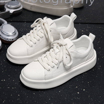 Damen Sneaker Leder Sportlich