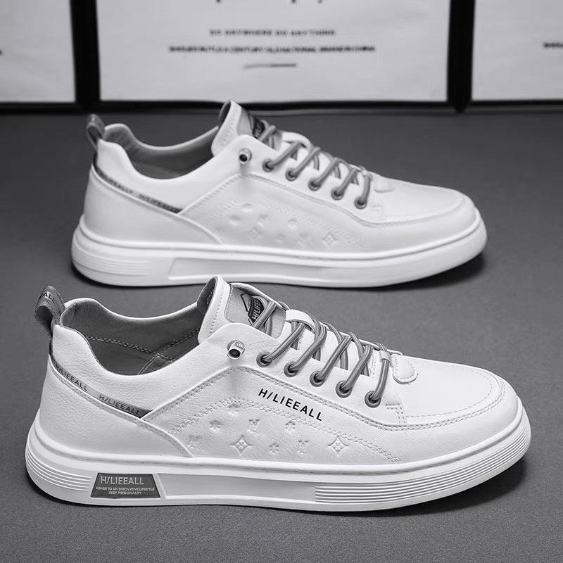 Damen Sneaker Elegante Leder Schuhe