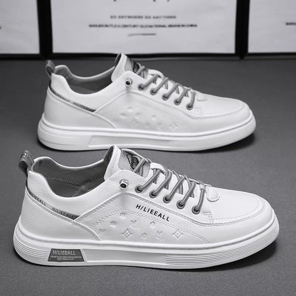 Damen Sneaker Elegante Leder Schuhe
