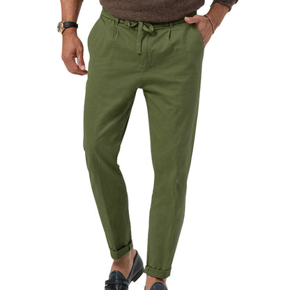 Herren Slim-Fit-Hose Elegant Alltag