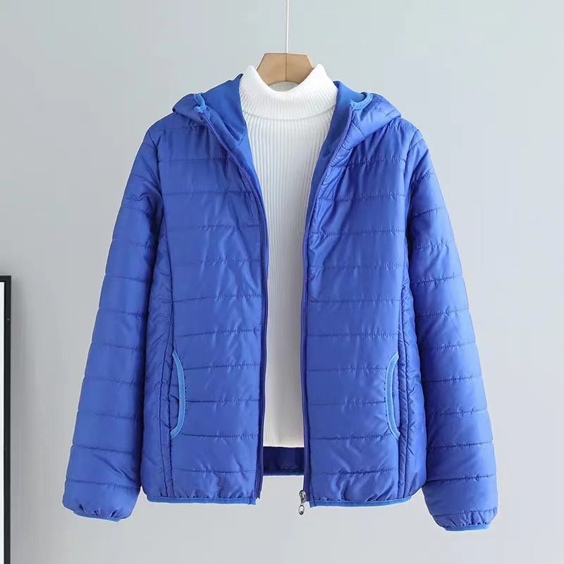 Damen Steppjacke Mit Kapuze Modern