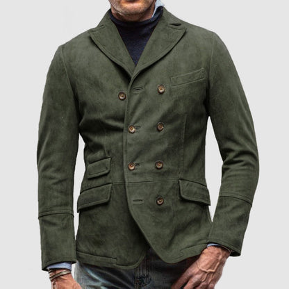 Herren Blazer Wildleder Elegant