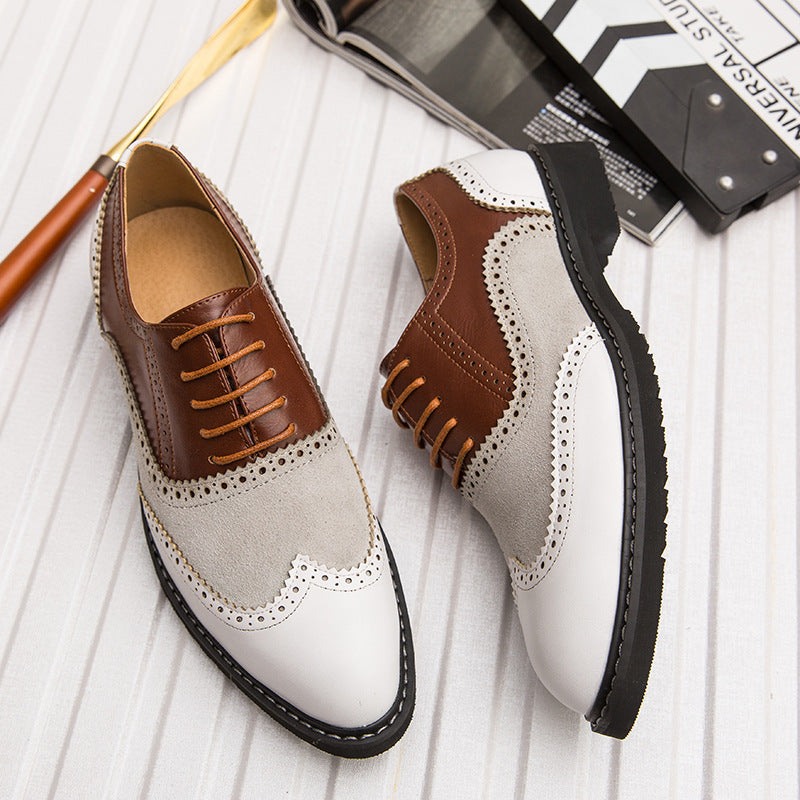 Damen Schnürschuhe Elegantes Broguemuster Klassisch