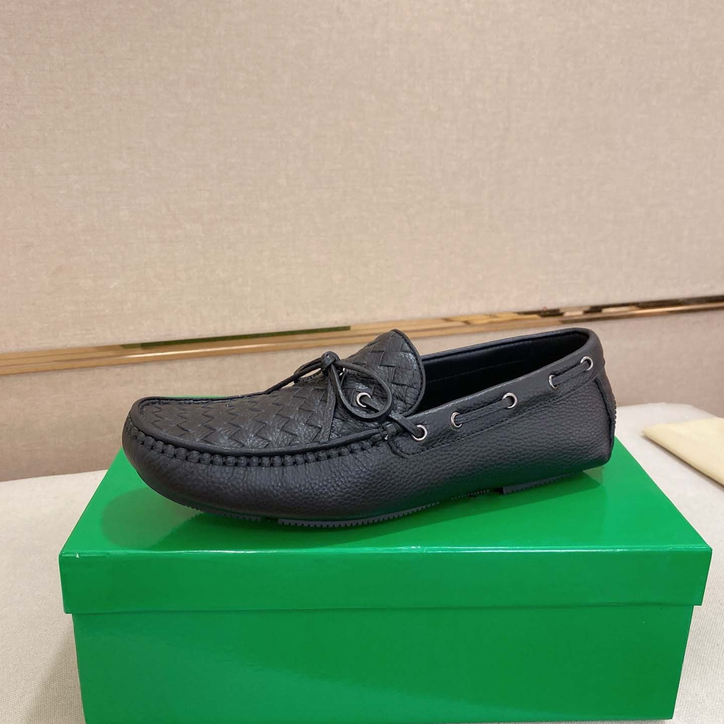 Damen Mokassin Geflochtene Schuhe Sommer
