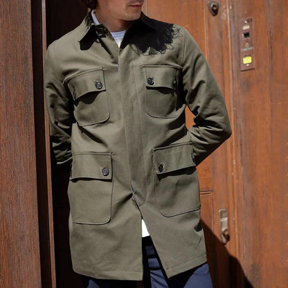 Herrenjacke Elegant Aufgesetzte Taschen Modern