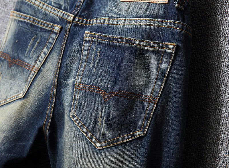 Herren Ripped Jeans Lässig Trendy