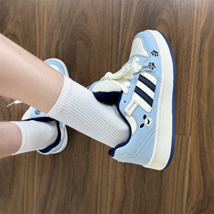Damen Sneaker Sportlich Karomuster Bequem Schnüren