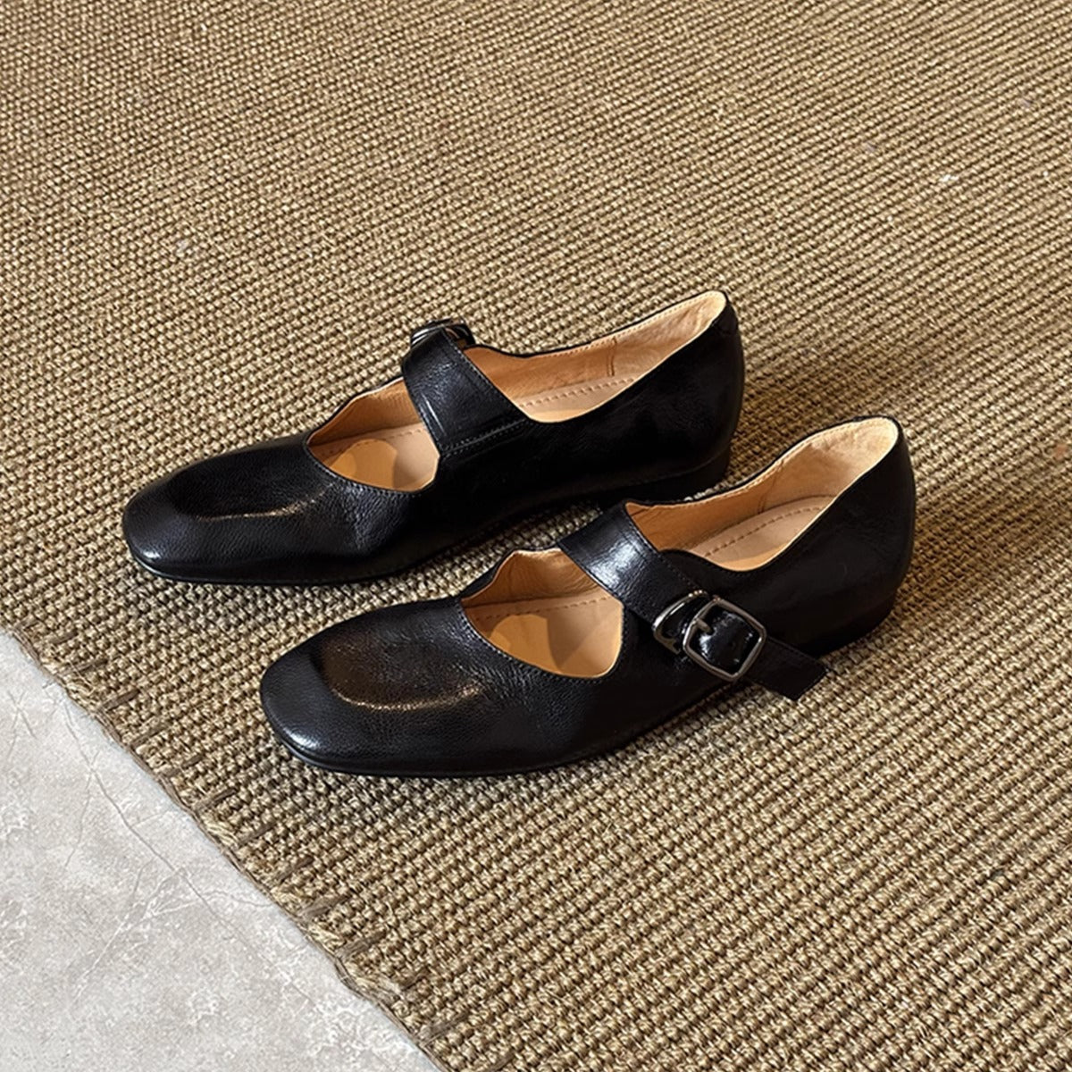 Damen Schuhe Riemenverschluss Modern