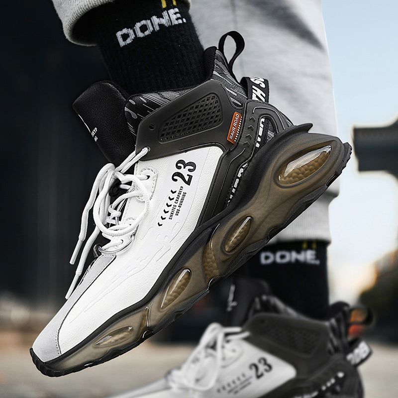 Damen High- Sneaker Sportlich Stabil Weite Passform
