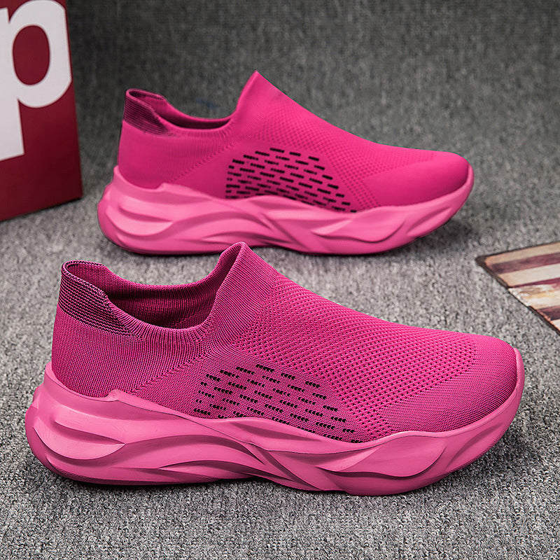 Damen Sneaker Slip-On Ergonomisch Bequem