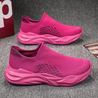 Damen Sneaker Slip-On Ergonomisch Bequem
