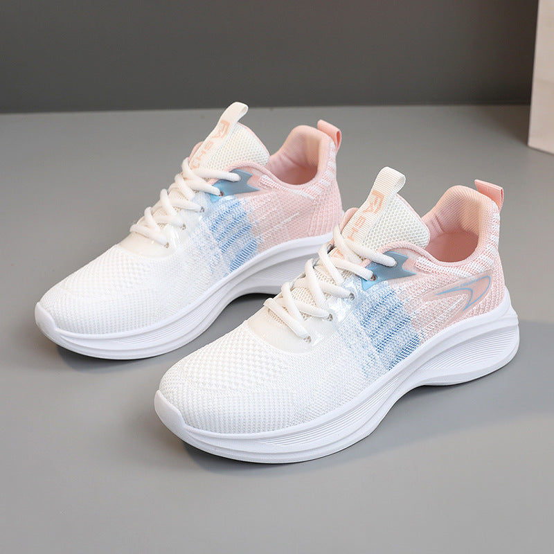 Damen Sneaker Atmungsaktives Material Mit Dämpfung