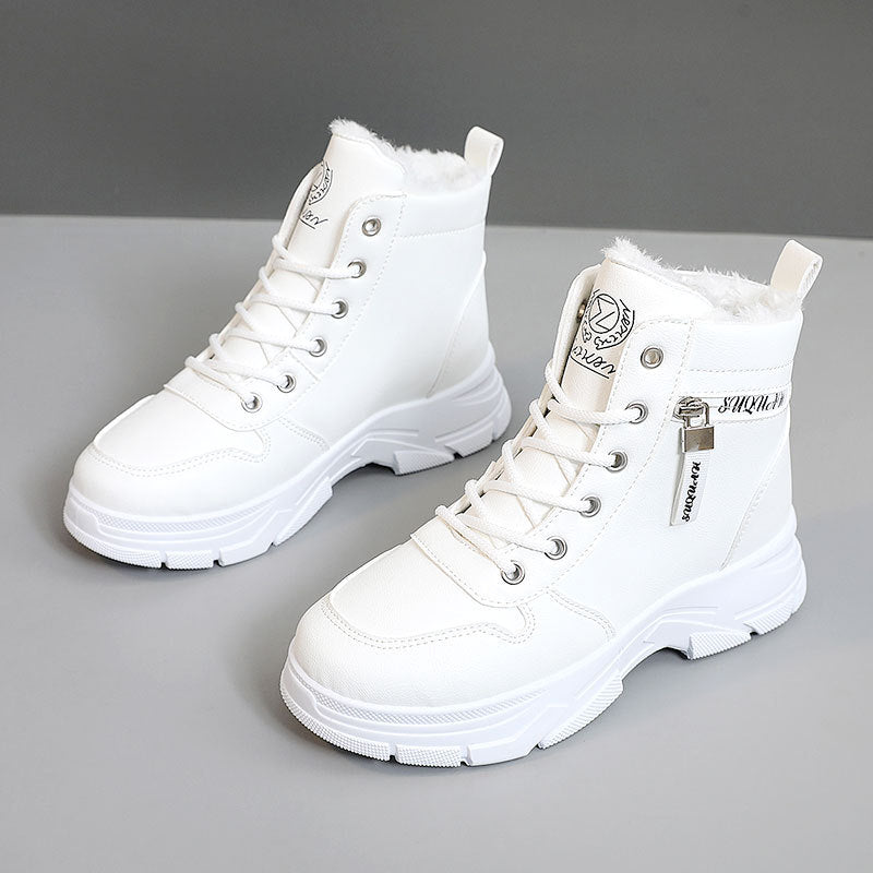 Damen Winterstiefel Warm Rutschfest Hochschuhe