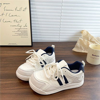 Damen Sneaker Bequem Weiches Kunstleder