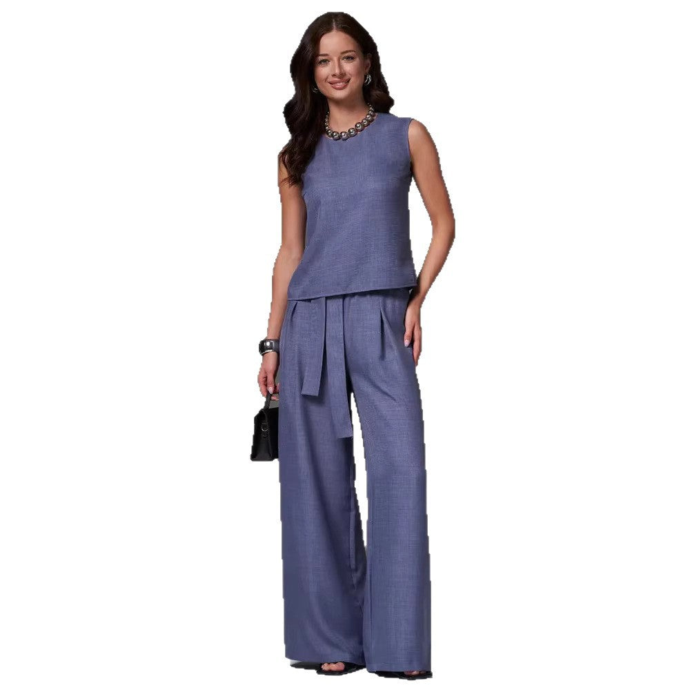 Damen Zweiteiler Elegantes Langkleid Set