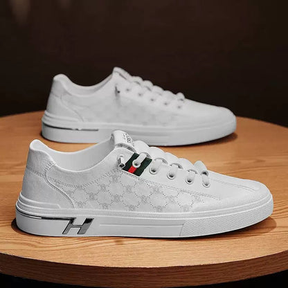 Damen Sneaker Elegante Leder Schuhe