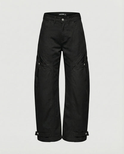 Damen Highwaist Palazzo Hose Elastisch