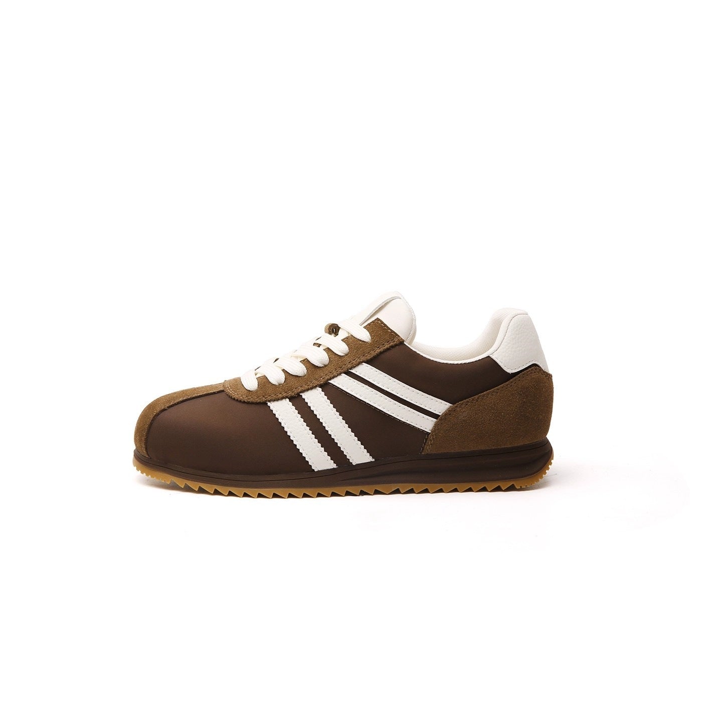 Damen Retro Sneaker Wildleder Optik