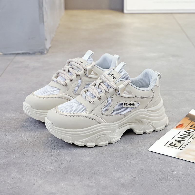 Damen Sneaker Chunky Atmungsaktives Mesh Dämpfende Sohle