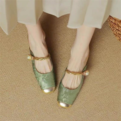Damen Slingback Pumps Glänzend Hochhackig