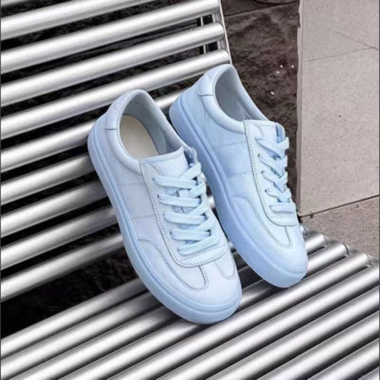 Damen Sneaker Weiße Glänzende Sportliche Schuhe - Norvielle