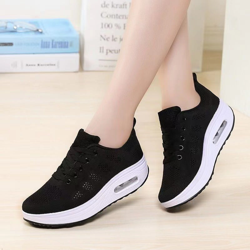 Damen Sport Sneaker Atmungsaktives Luftpolster