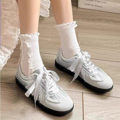 Damen Sneaker Spitze Trendschuhe