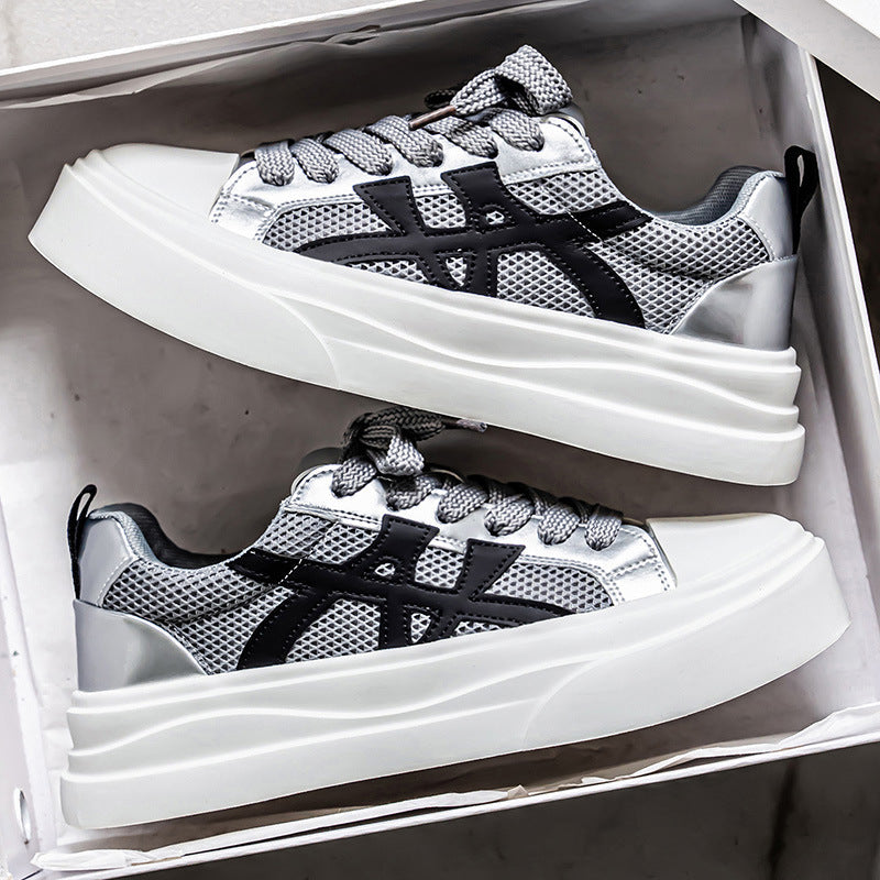 Damen Hochplateau Sneaker Trendy Modell