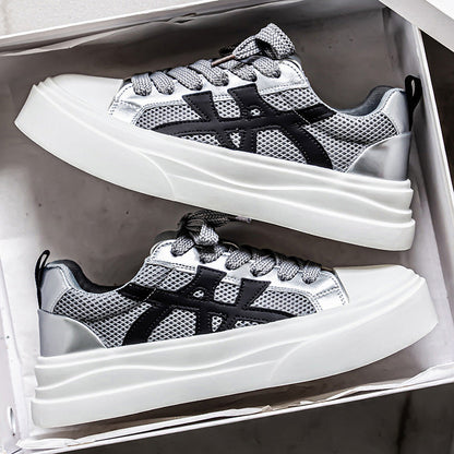 Damen Hochplateau Sneaker Trendy Modell